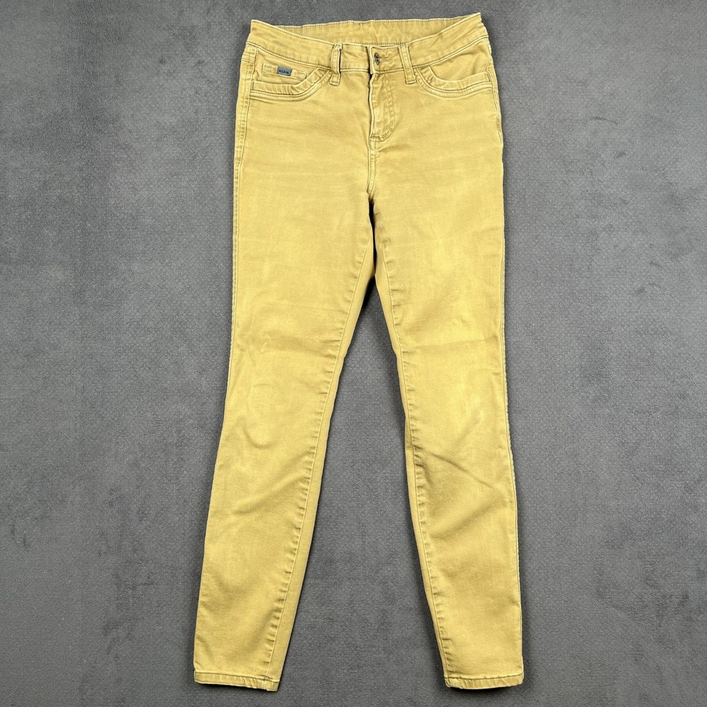 KUHL Kontour Skinny Pants Womens 8 Regular Harvest Yellow Stretch Hiking 6373